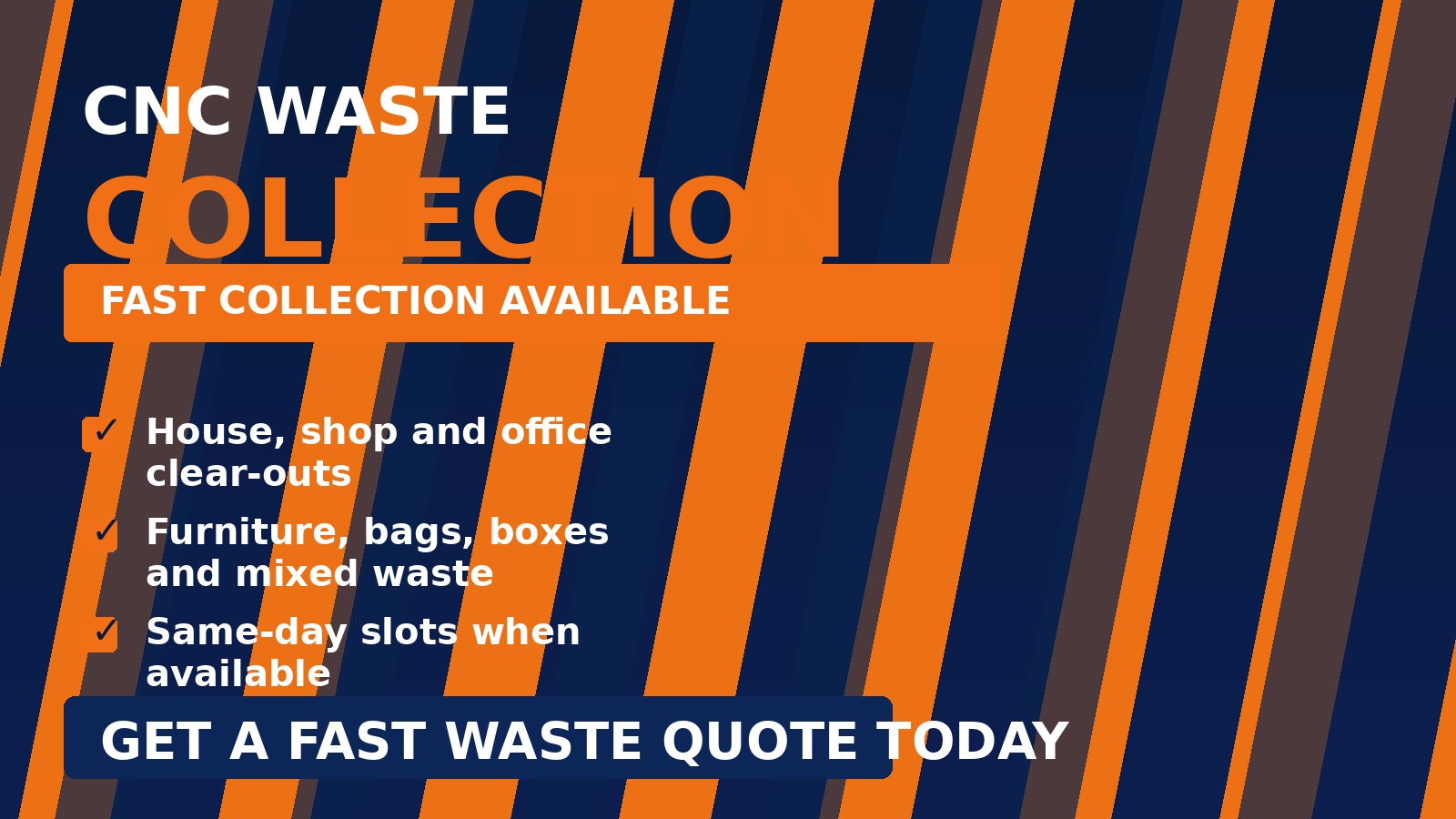 CNC Waste Collection banner